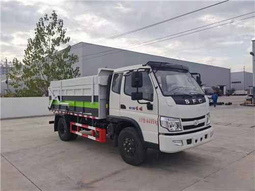 地下室專用，純工程車底盤,時(shí)風(fēng)壓縮式對(duì)接垃圾車推薦