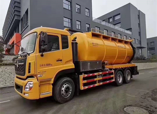 國六東風(fēng)天龍后八輪22方吸污車無副發(fā)動機(jī)，30L高壓泵，吸污：2160立方/min