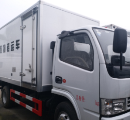 東風多利卡藍牌3.9米醫(yī)療廢物轉運車廠家直銷，價格優(yōu)惠