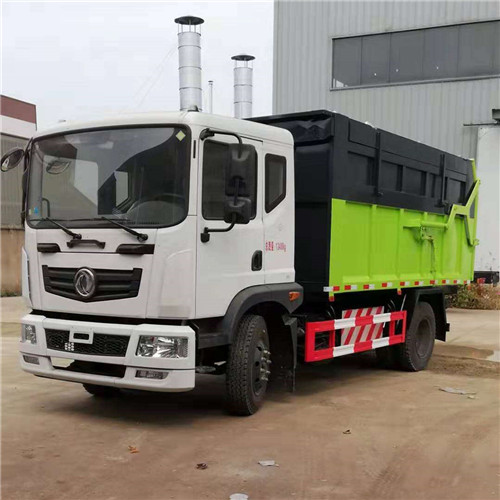 東風(fēng)天然氣壓縮對(duì)接式垃圾車，是綠色環(huán)保首要車型 