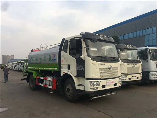 解放J6L灑水車(chē),容積12方，大量現(xiàn)車(chē)供應(yīng)，可選裝不帶霧炮