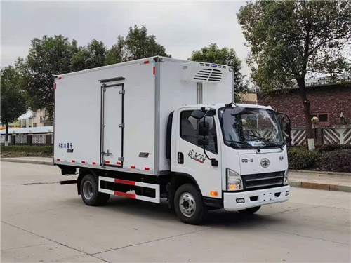 解放4.2米國(guó)六藍(lán)牌冷藏車不超重資源