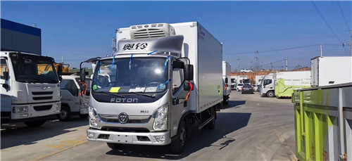 國(guó)六奧鈴速運(yùn)冷藏車，18方國(guó)六冷藏車，康明斯130馬力冷藏車