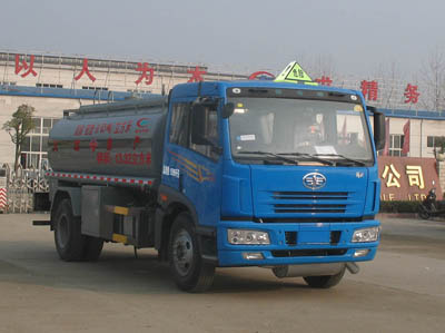 解放16立方化工液體運(yùn)輸車(chē)