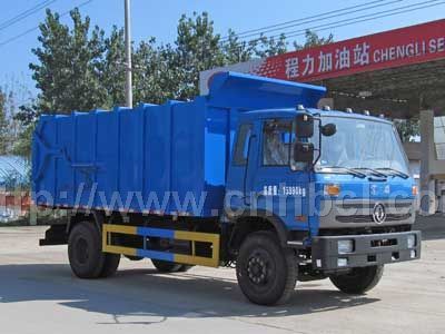 國(guó)四東風(fēng)153對(duì)接式垃圾車
