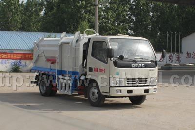 國(guó)四東風(fēng)銳鈴側(cè)裝掛桶垃圾車