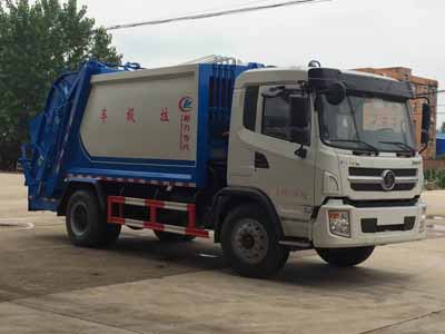 國(guó)五陜汽軒德壓縮式垃圾車(chē) 