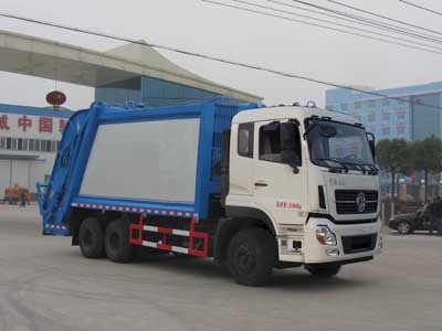 國(guó)五東風(fēng)天錦壓縮式垃圾車(chē) 