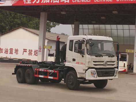 國(guó)五東風(fēng)車(chē)廂可卸式垃圾車(chē)